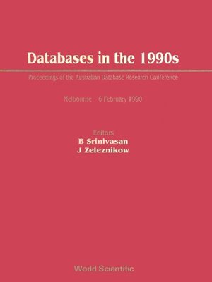 cover image of Databases In the 1990s--Proceedings of the Australian Database Research Conference